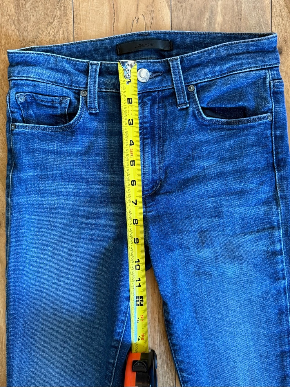 Joe's Jeans $198 Charlie Dark Blue High-Rise Skinny Jeans - Picture 11 of 16